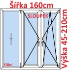 Trojkdl Okna FIX + O + OS (Sloupek) - ka 160cm